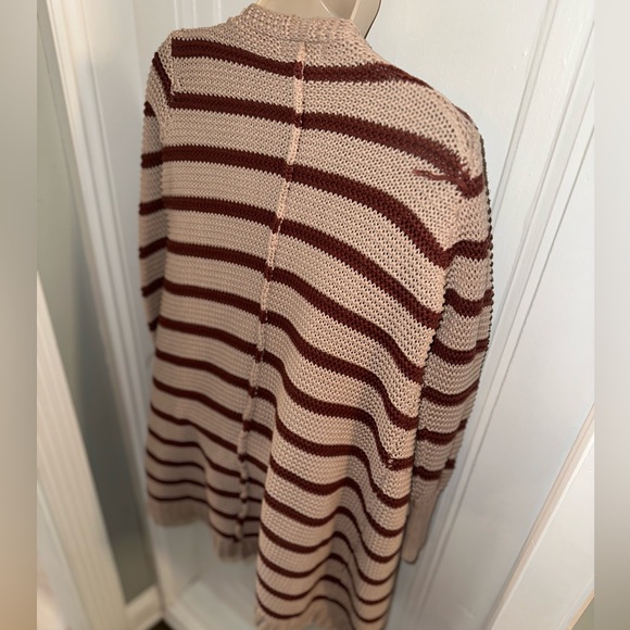 Altar'd State (Small/Medium) Striped Knit Buttoned Sweater Cardi - Picture 8 of 8